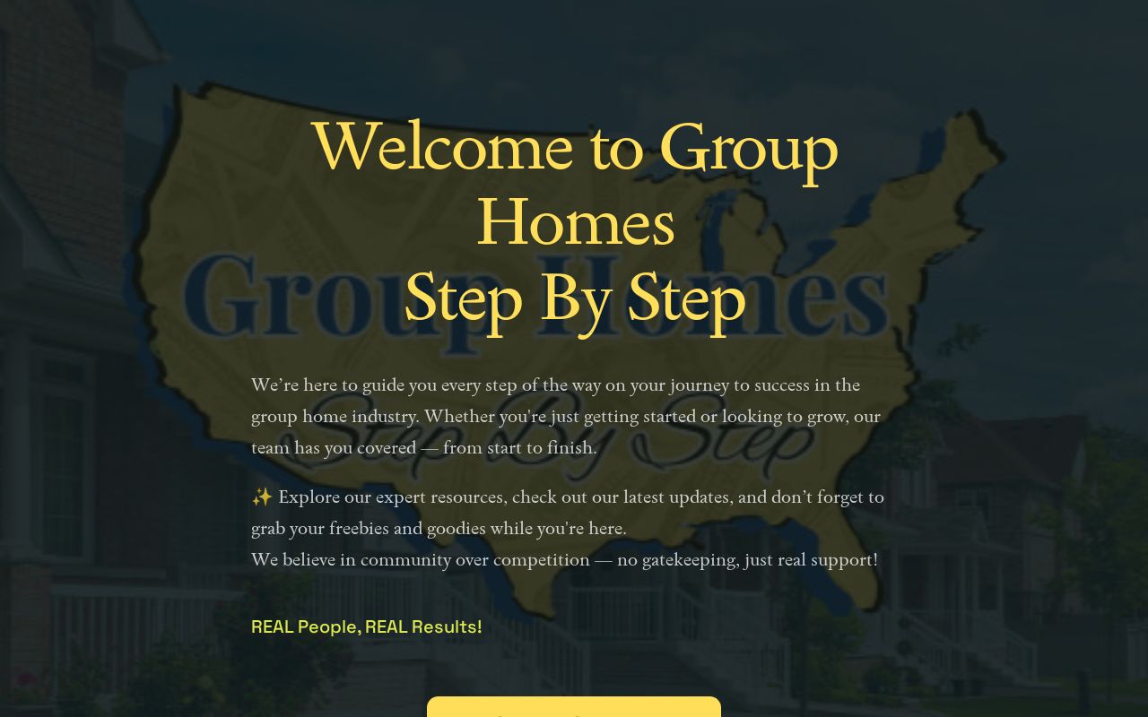 Group Homes Step By Step